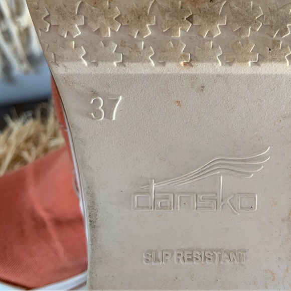 DANSKO Volley Canvas Vegan Clogs Orange 37 - Picture 14 of 14